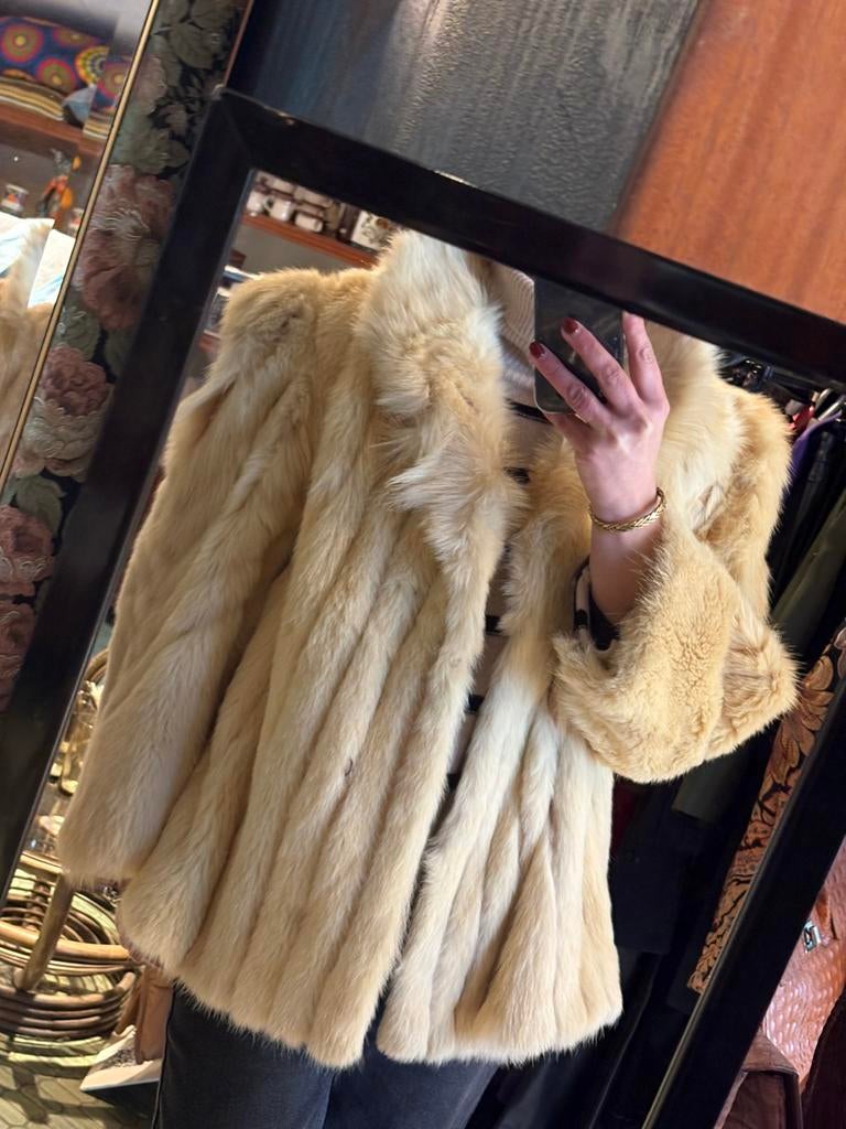 Vintage Saga Fox fur coat (L/XL), Kleding | Dames, Jassen | Winter, Zo goed als nieuw, Maat 42/44 (L), Ophalen of Verzenden