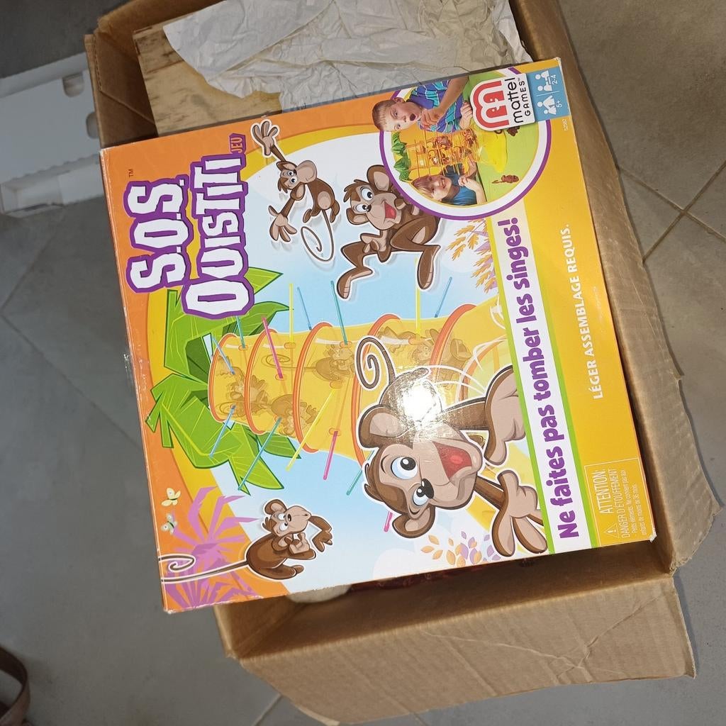 Jeu sos ouistiti, Enlèvement ou Envoi, Comme neuf