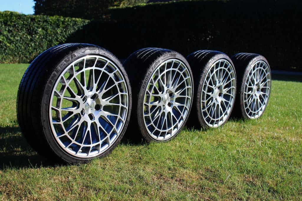 19 inch DOTZ velgen met banden als nieuw 5x112, Auto-onderdelen, Banden en Velgen, Banden en Velgen, Nieuw, Personenwagen, Ophalen