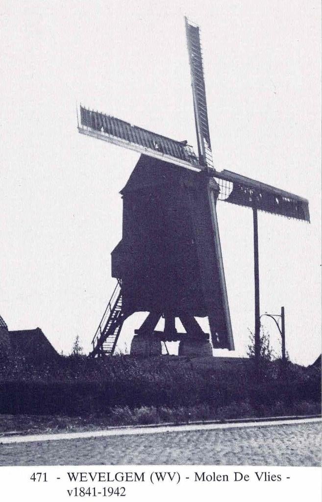 Wevelgem - Molen De Vlies, Enlèvement ou Envoi, 1980 à nos jours, Non affranchie, Flandre Occidentale