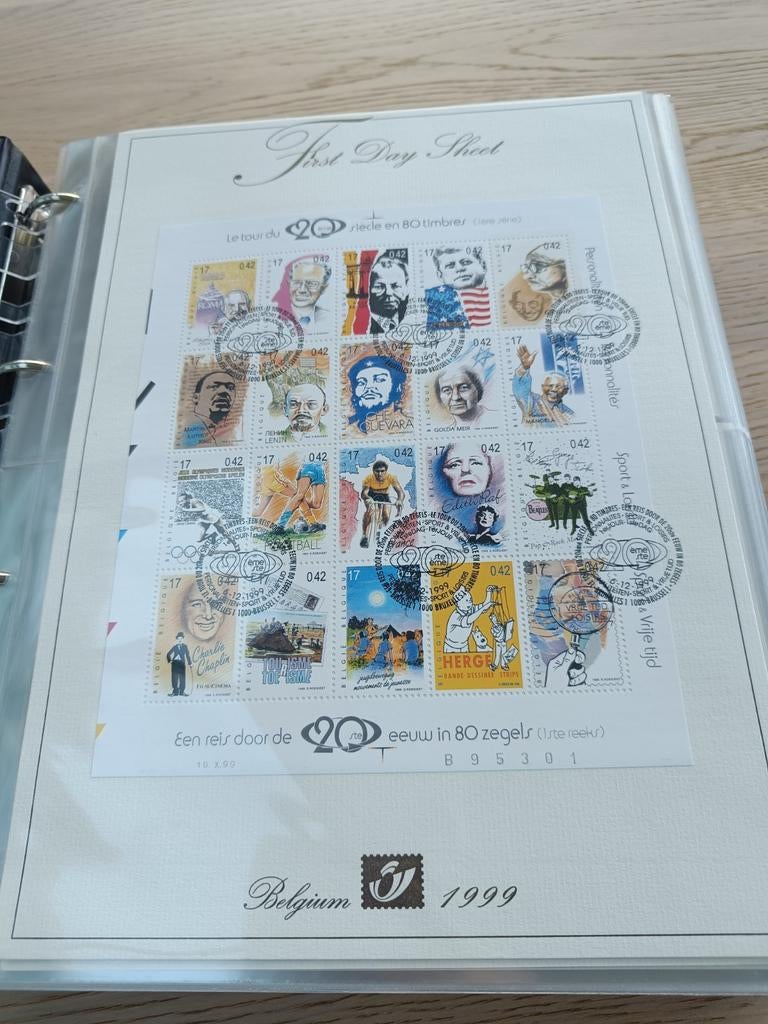 First day sheets 1999-2004, Ophalen
