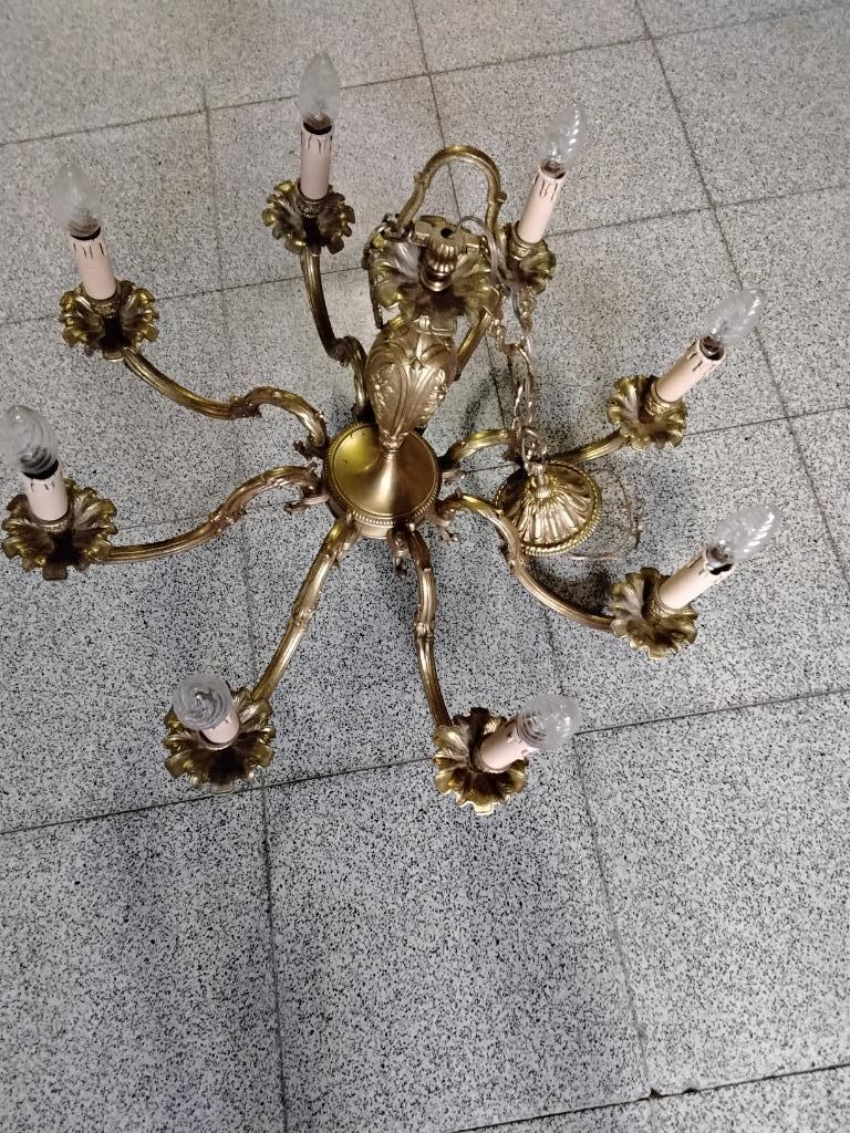 kroonluchter, Ophalen, Gebruikt