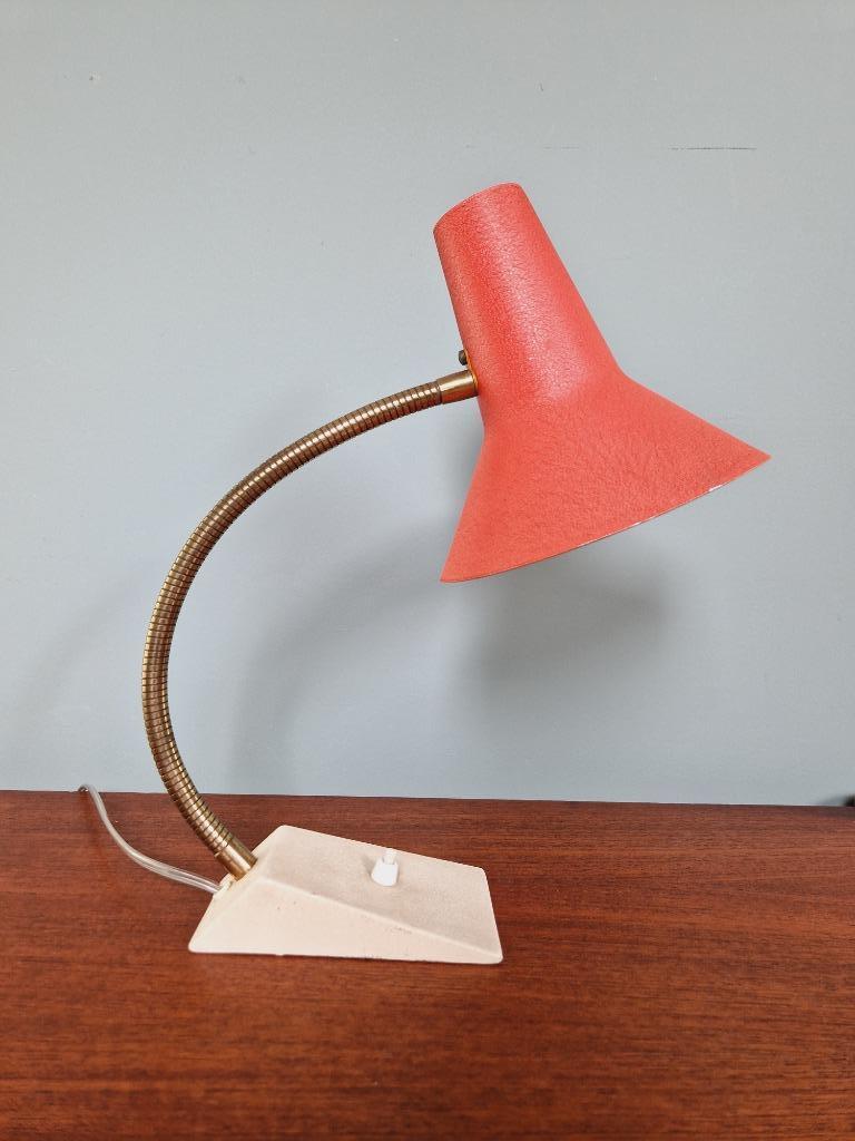 Lampe de bureau vintage articulée en métal, SIS, années 60, ...., Enlèvement ou Envoi, Utilisé, Allemagne