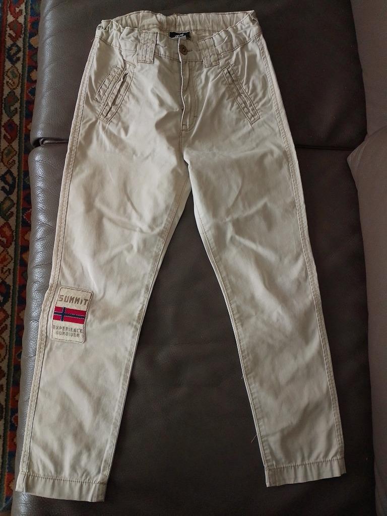 Beige broek jongen maat 128, Kinderen en Baby's, Gebruikt, H&m, Jongen, Ophalen