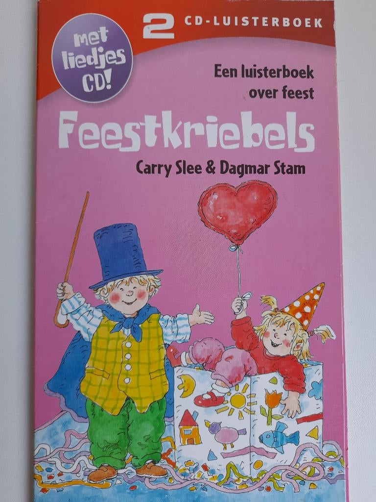 Luisterboek: Feestkriebels, Boeken, Ophalen of Verzenden