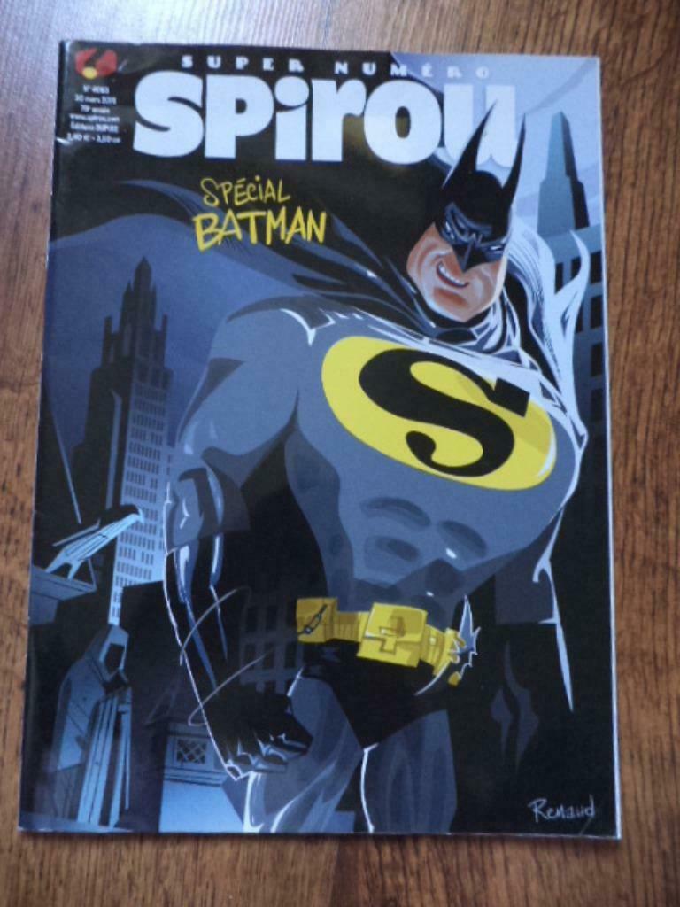 Spirou Hebdo N°4068 Superman Batman Numéro Spécial, Livres, Une BD, Enlèvement ou Envoi, Utilisé