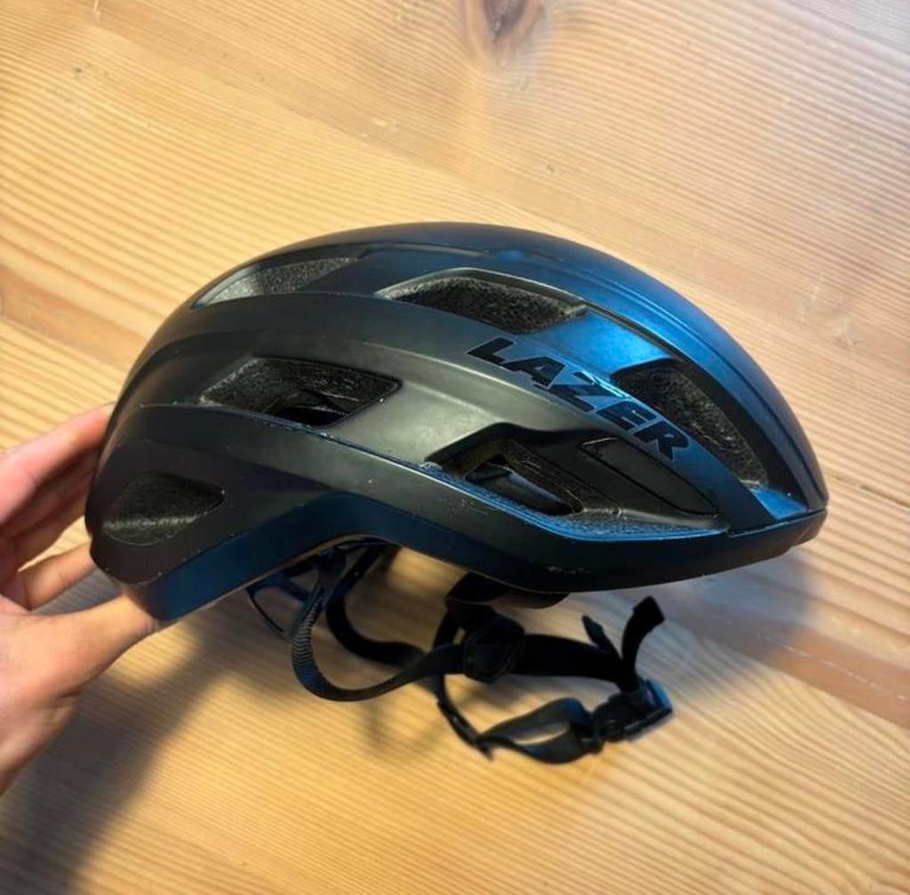 Lazer strada kineticore, Fietsen en Brommers, Fietsaccessoires | Fietshelmen, Gebruikt, Heer of Dame, L, Ophalen of Verzenden
