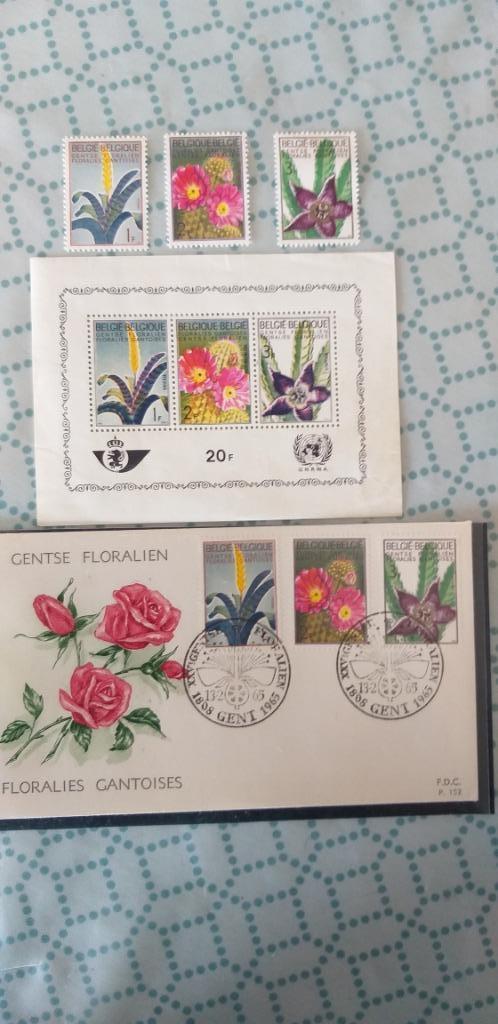 Timbres belges Floralies Gantoises III, Enlèvement ou Envoi