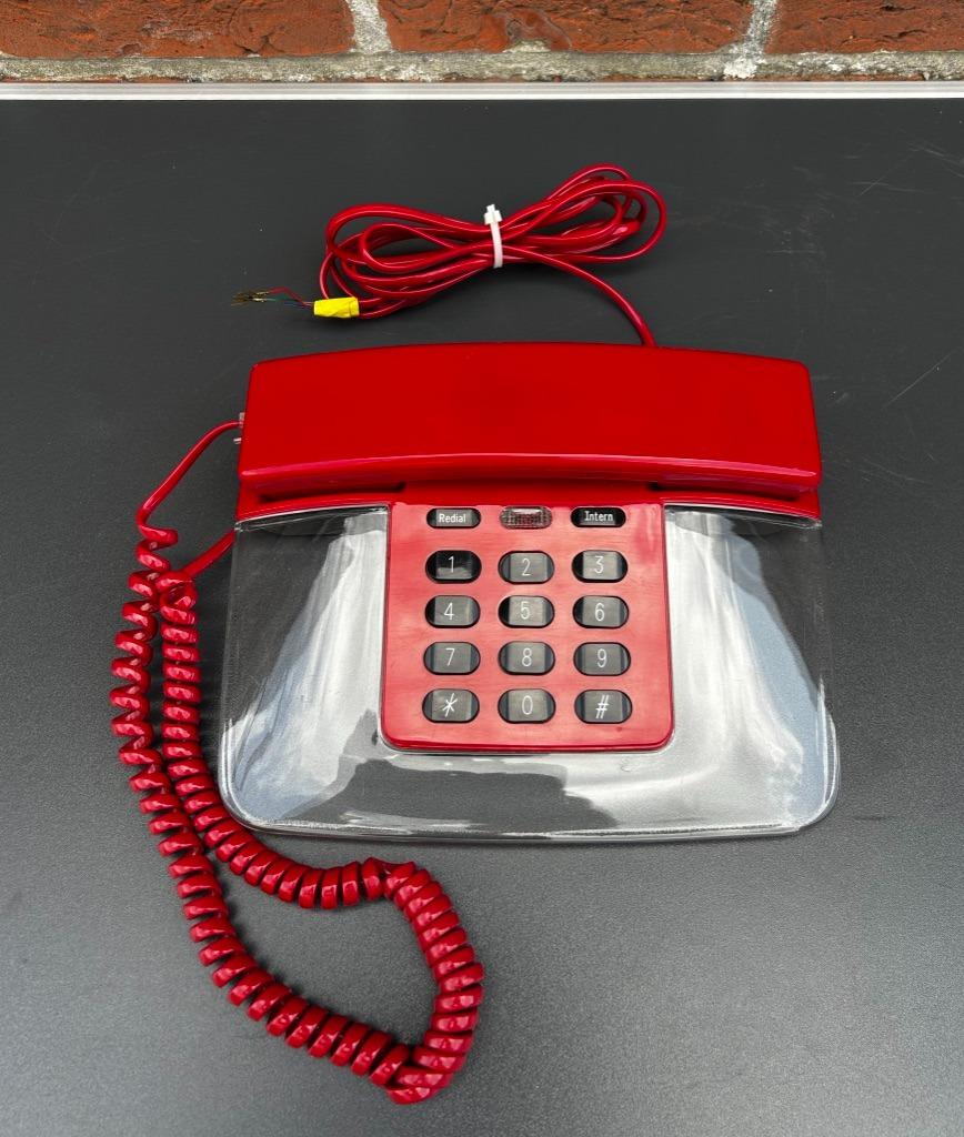 Cresta rode telefoon 1980s, Ophalen of Verzenden, Zo goed als nieuw