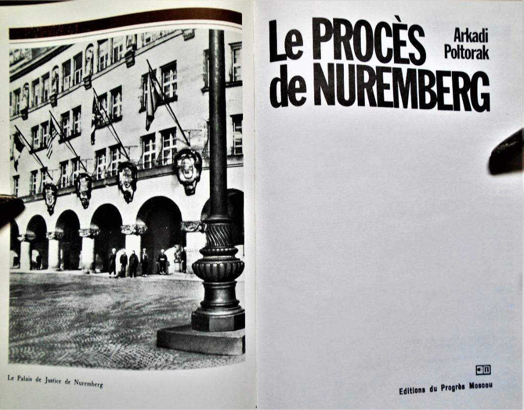 Le Procès de Nuremberg - 1987 - Arkady Poltorak (URSS), Enlèvement ou Envoi, Autres, Livre ou Revue