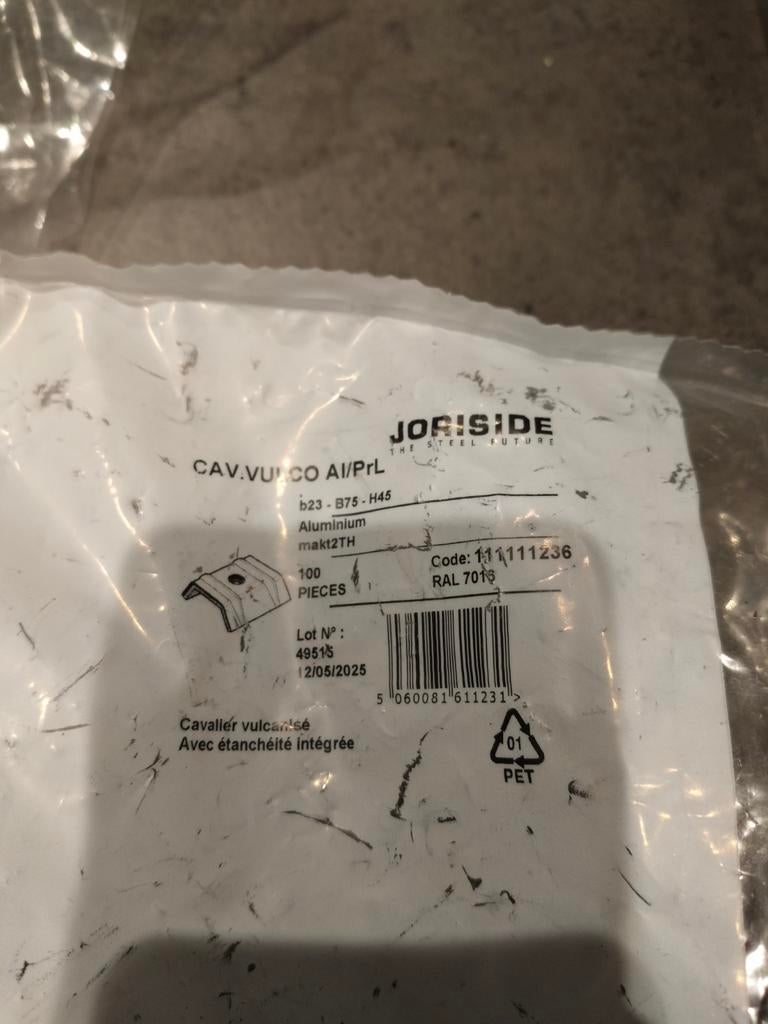 Steunbeugels metalen dakplaten (Joris Ide) * ongeopend *, Ophalen