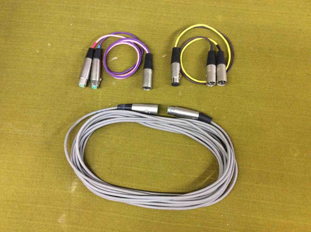Stereo XLR-kabelset, Muziek en Instrumenten, Kabels en Stekkers, Ophalen of Verzenden, Zo goed als nieuw, Microfoon