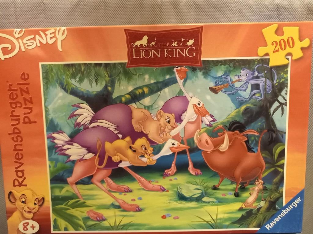 Puzzle 200 pièces Le Roi Lion, Enlèvement ou Envoi
