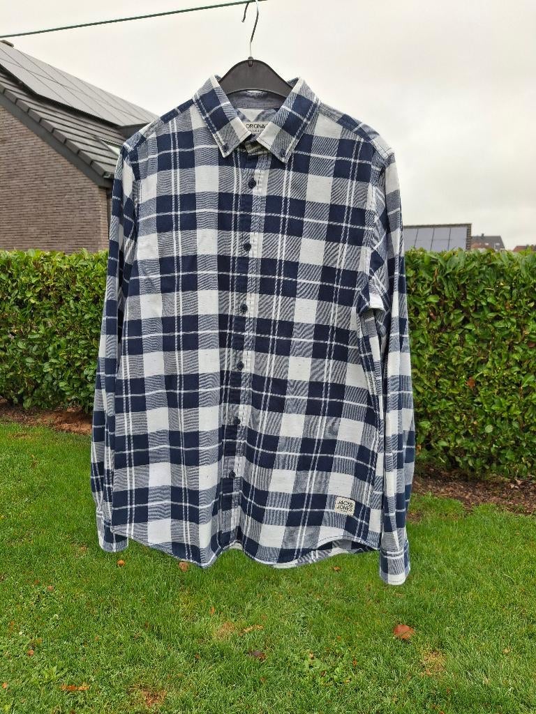 Mooi Jack & Jones shirt in perfecte staat. M, Blauw, Zo goed als nieuw, JACK & JONES, Halswijdte 39/40 (M)