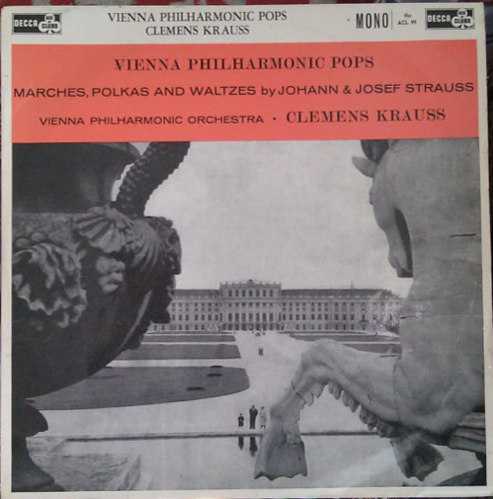 Clemens Krauss - An Der Schönen, Blauw (Le Danube bleu) LP, 12 pouces, Enlèvement ou Envoi, Comme neuf, Autres types