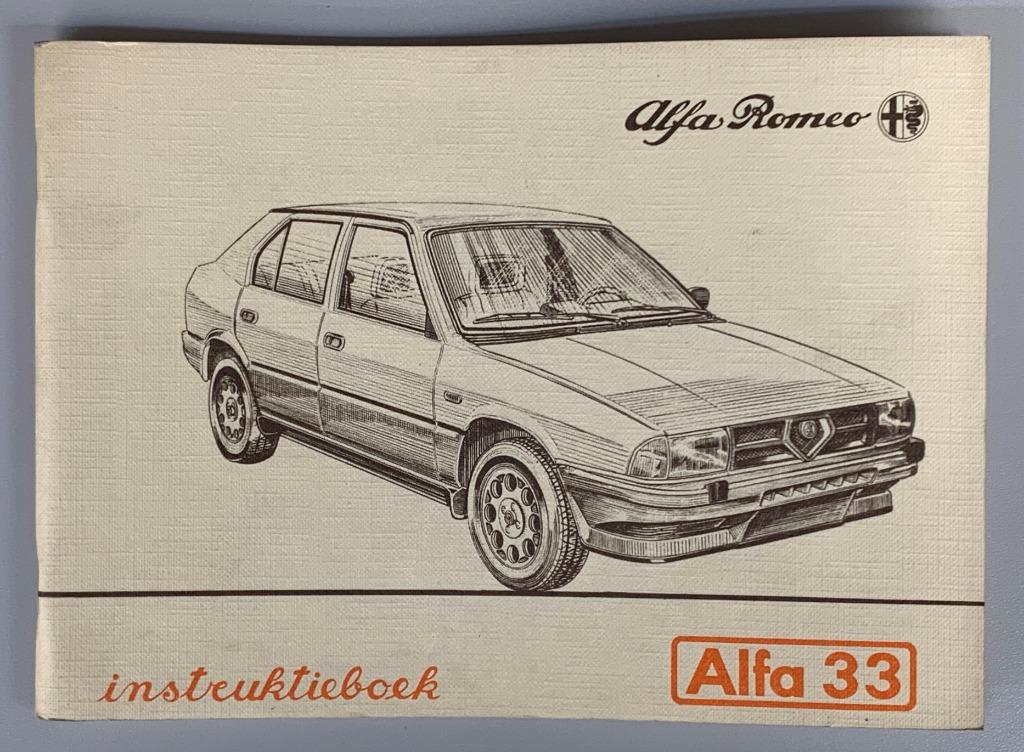 Alfa Romeo 33 _ Néerlandais _ Manuel d'instructions, Enlèvement ou Envoi