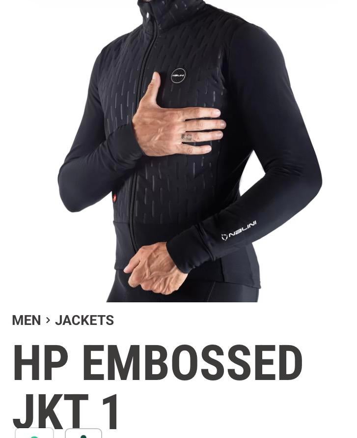 Nalini fietsjack, Ophalen, XL