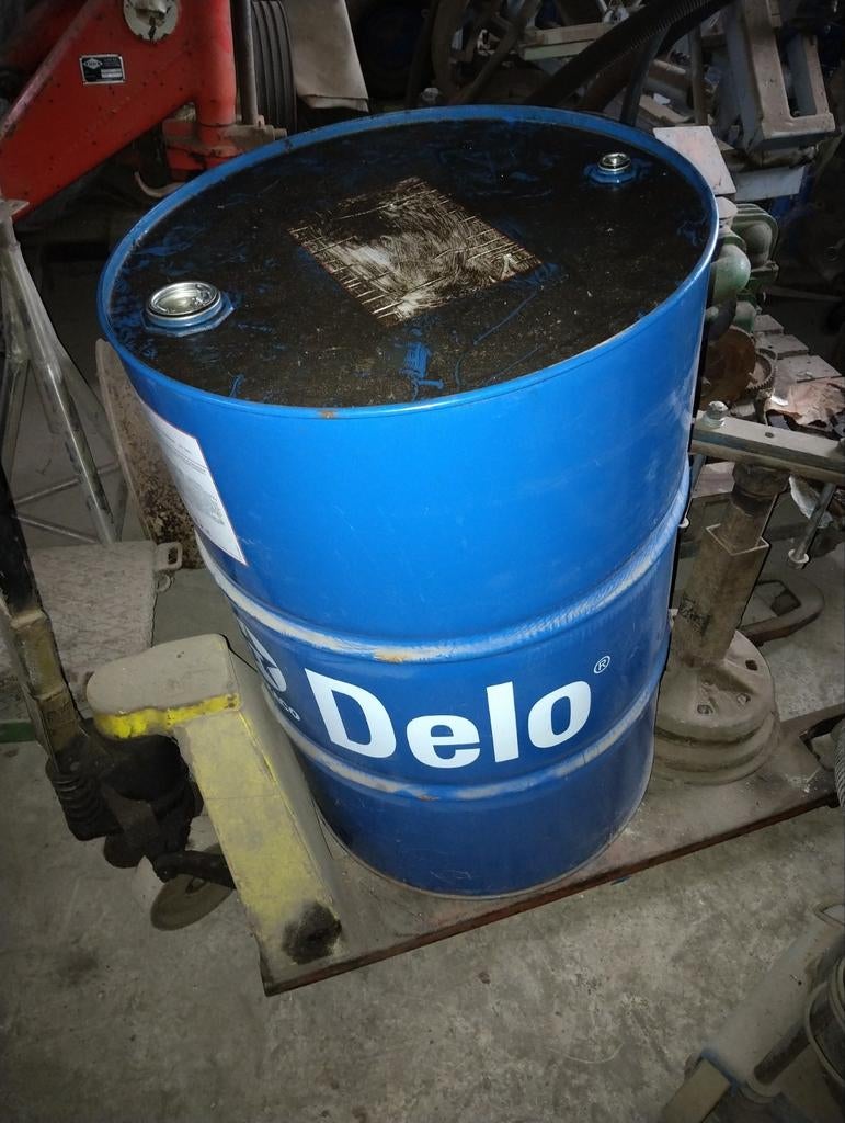 Olie vat 200 liter, plastic vat 200 liter., Ophalen