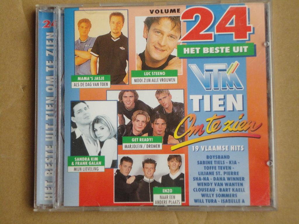 CD Tien Om Te Zien 24 SANDRA KIM FRANK GALAN/WENDY/GET READY, Cd's en Dvd's, Cd's | Nederlandstalig, Ophalen of Verzenden