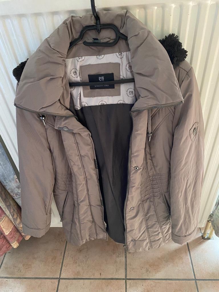Manteau Dame Hiver, Ophalen, Bruin, Zo goed als nieuw, Maat 42/44 (L)