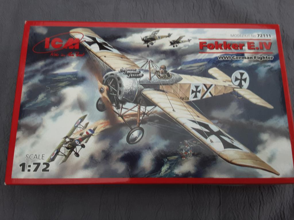 Maquette avion ICM FOKKER E.IV WWI German fighter 1/72, Enlèvement ou Envoi, Neuf, 1:72 à 1:144, Avion