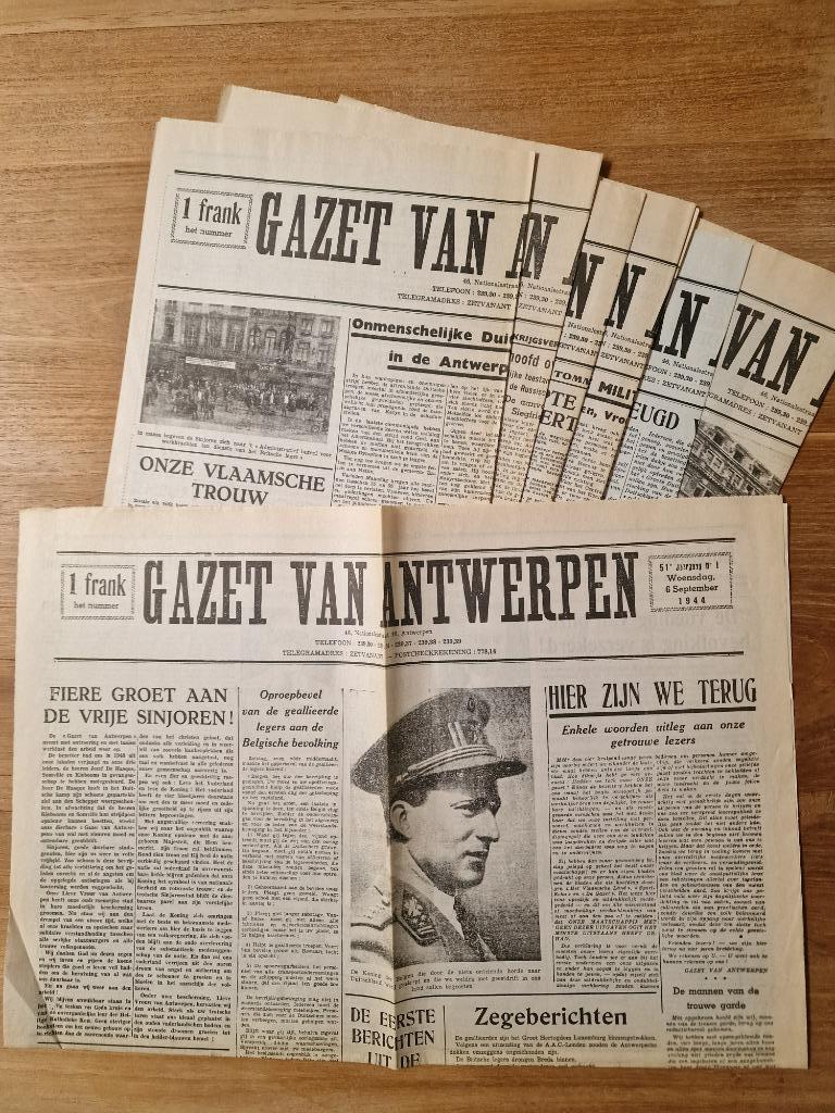 Bevrijdingskranten, Boeken, Tijdschriften en Kranten, Ophalen of Verzenden, Gelezen, Krant