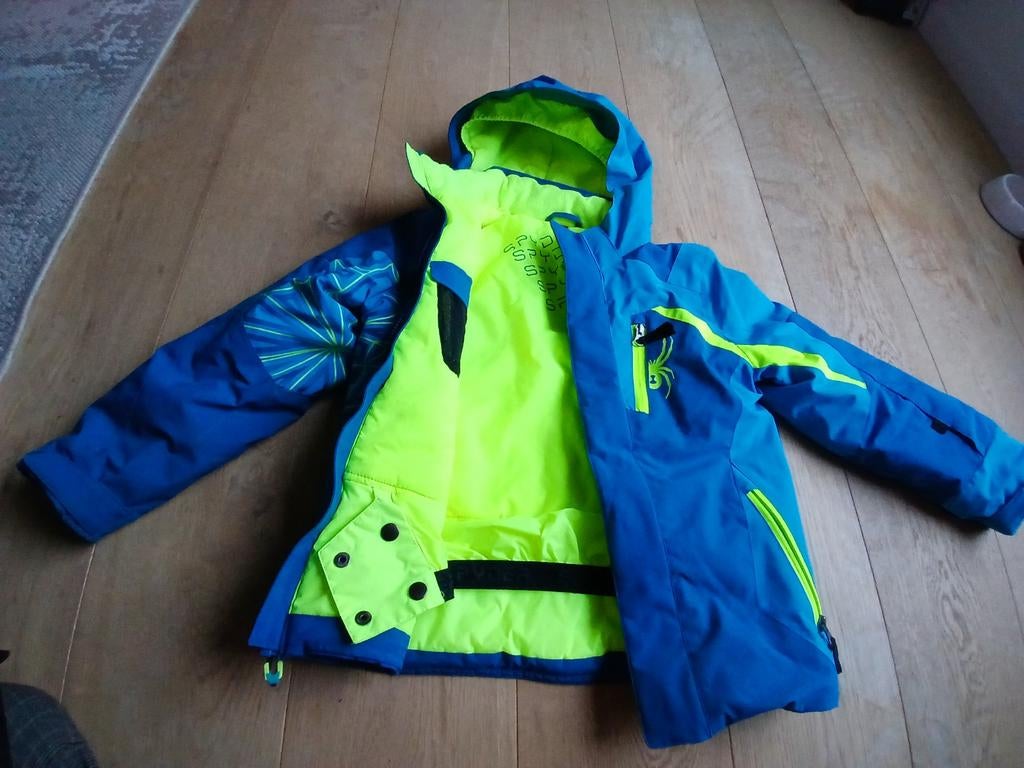 *GERESERVEERD* skijas SPYDER thinsulate+ afneembare kap T128, Verzenden, SPYDER, Jongen of Meisje, Jas