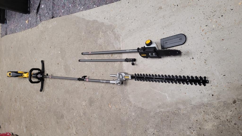 dewalt flexvolt heggenschaar/kettingzaag op steel te huur, Ophalen, Nieuw