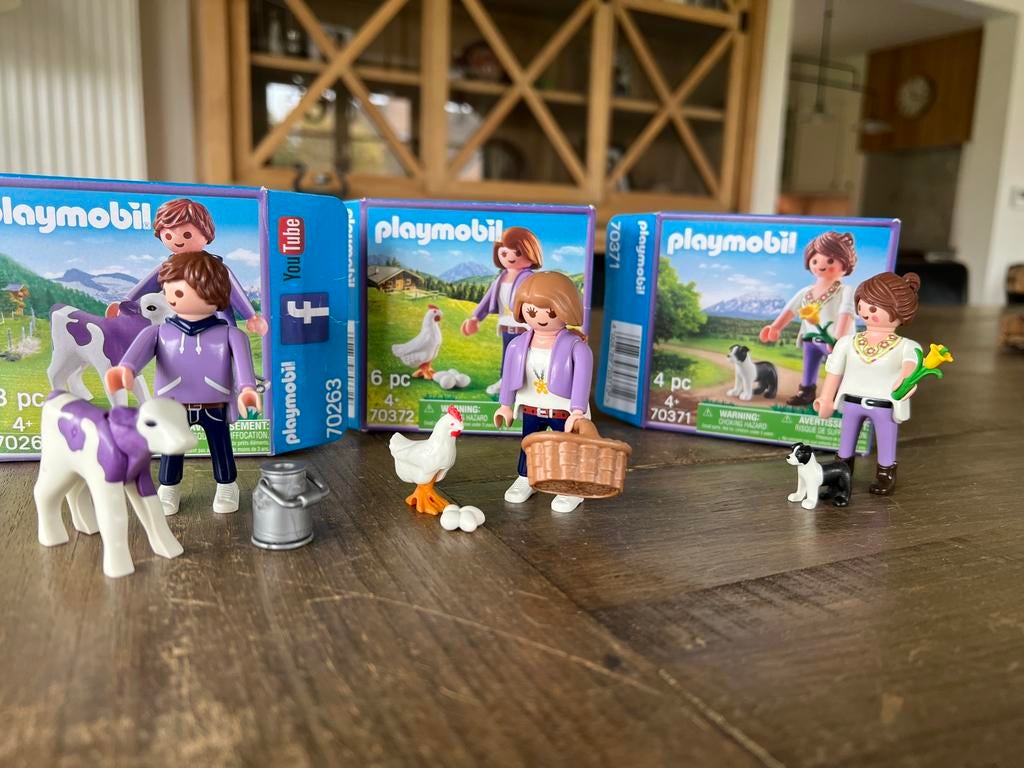 Playmobil 3 Milan setjes, Kinderen en Baby's, Speelgoed | Playmobil, Ophalen of Verzenden, Zo goed als nieuw, Complete set