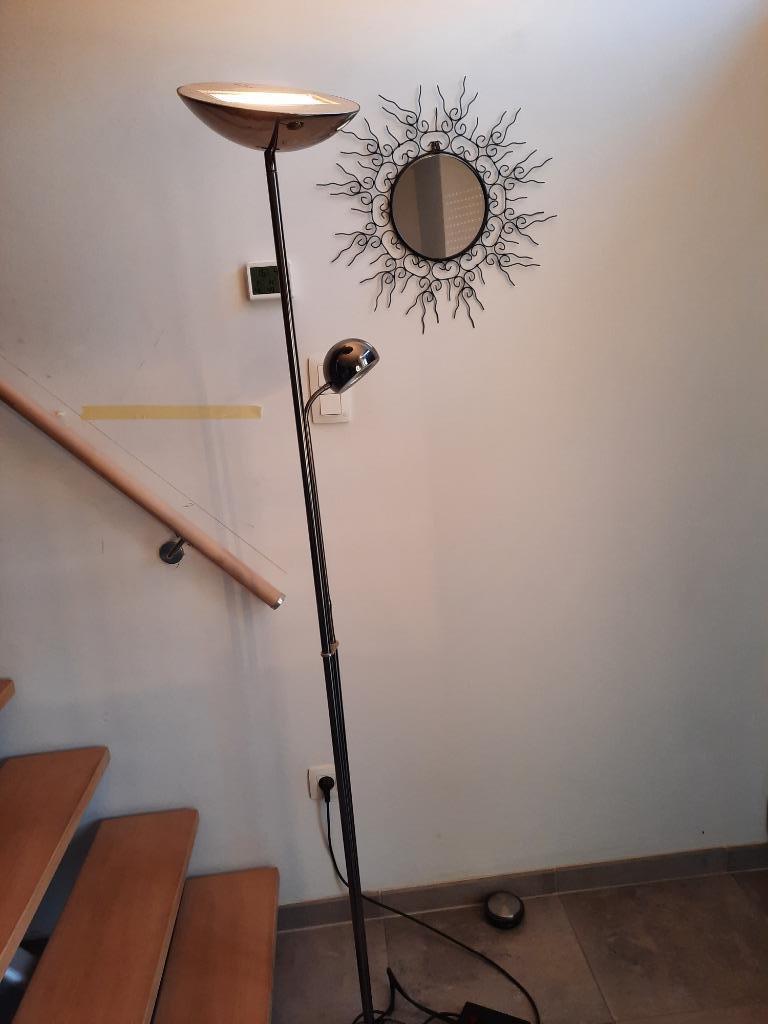 Lampe sur pied pour salon, Maison & Meubles, Enlèvement, Utilisé, Métal