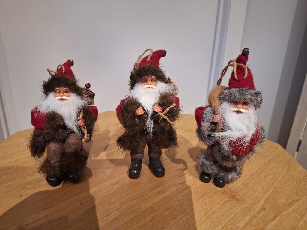 Set van 3 kerstmannen, Diversen, Ophalen of Verzenden, Nieuw