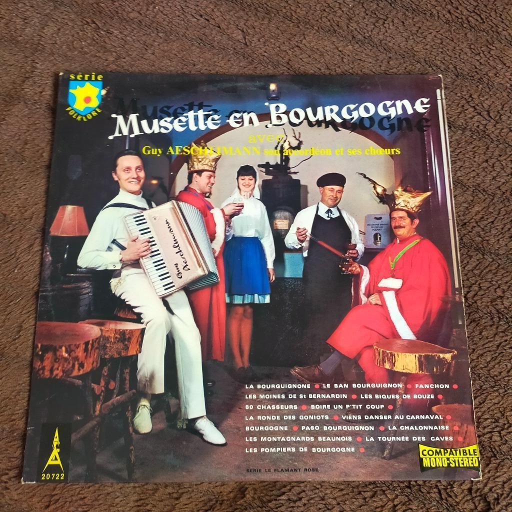 LP vinyle Musette et Bourgogne Folklore Folklore France, Enlèvement ou Envoi, 12 pouces