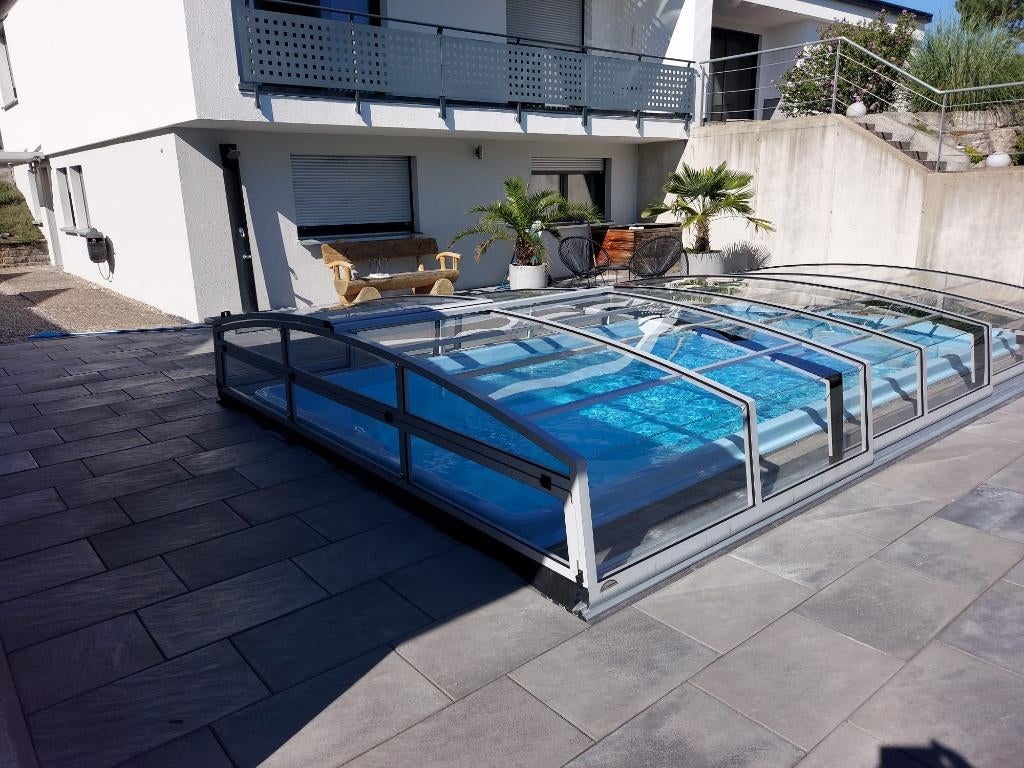 Zwembadoverdekking / pool cover 3,4x6,4x0,8 m , kleur DB703, Tuin en Terras, Ophalen of Verzenden, Nieuw, Overige typen