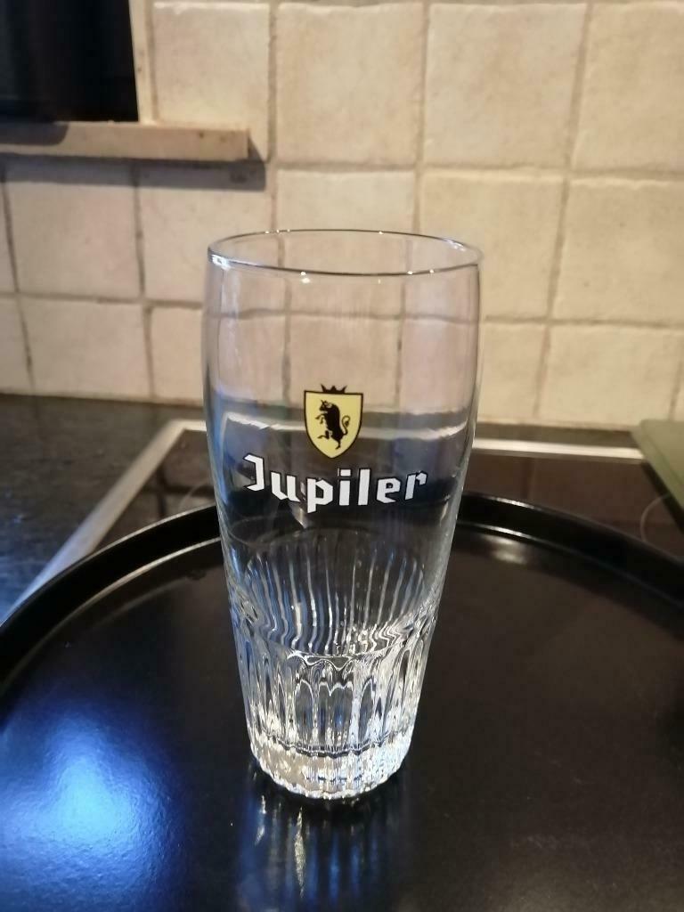 Jupiler glazen origineel, Ophalen of Verzenden, Nieuw, Bierglas