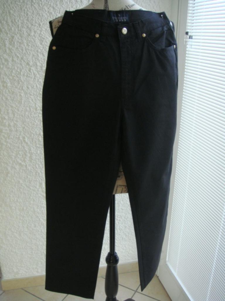 Pantalon Noir.Marque Trussardi Jeans.Taille 36, Zwart, Overige maten, Ophalen of Verzenden, Trussardi Jeans