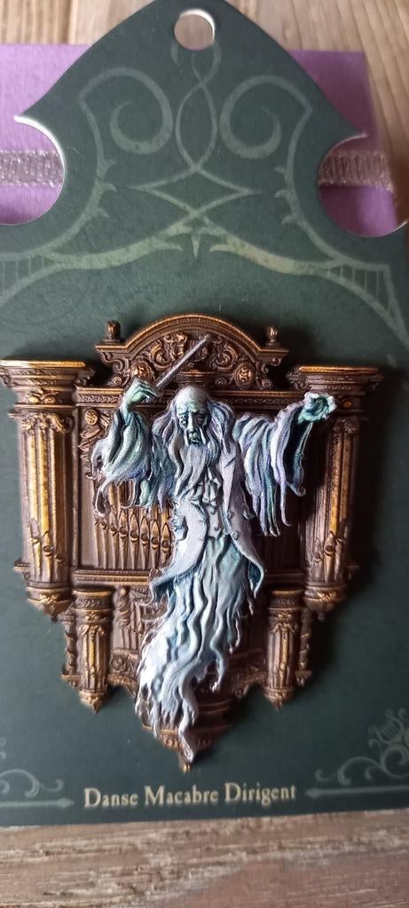 Efteling Danse Macabre charlatan pin spookslot, Ophalen of Verzenden