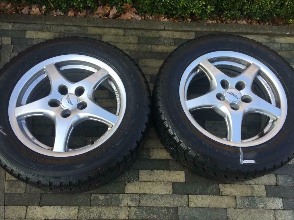 Autobanden (winterset )  - 4x 225/55 R16, Auto-onderdelen, Banden en Velgen, Ophalen, Gebruikt, Banden en Velgen, Overige maten