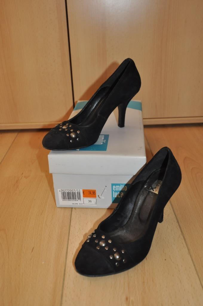 Emilio Luca escarpins cuir noir t.36 Neufs jamais portés, Vêtements | Femmes, Chaussures, Neuf, Escarpins, Noir, Enlèvement ou Envoi