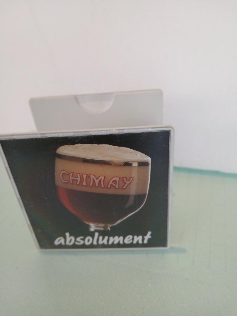 Support de sous bock CHIMAY ABSOLUMENT, Collections, Enlèvement ou Envoi, Comme neuf, Autres types, Autres marques