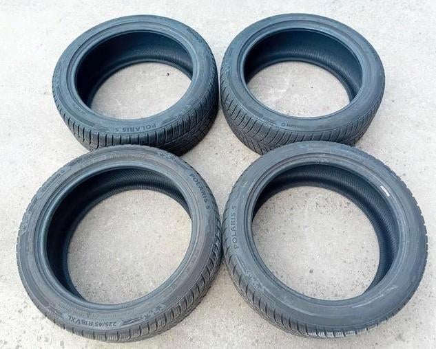 Winterbanden Barum 4x (Conti) 225 45 R18 95V 7,5&5mm ❄️🌧, Enlèvement, Utilisé, BMW