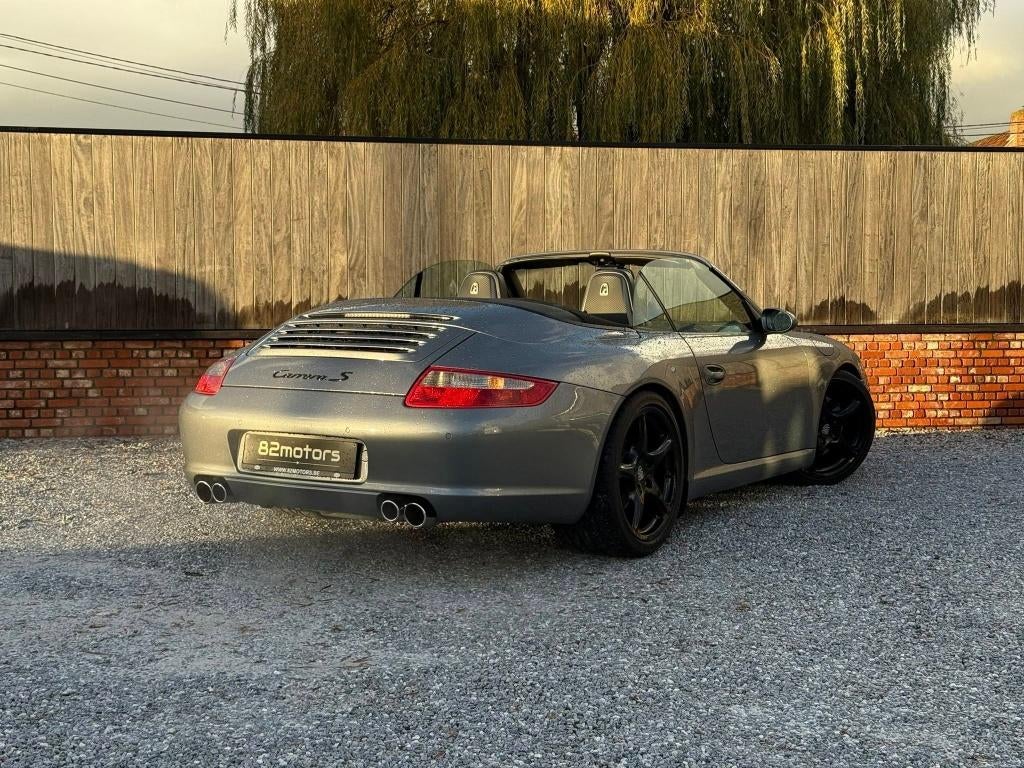 Porsche 911-997 Carrera S cabriolet/Bose/Sport Chrono/Manuel, Autos, Porsche, Cuir, Argent ou Gris, Achat, Cabriolet