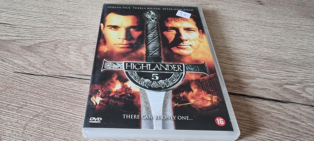 Highlander 5, Cd's en Dvd's, Vanaf 16 jaar, Ophalen of Verzenden, Zo goed als nieuw, Actie