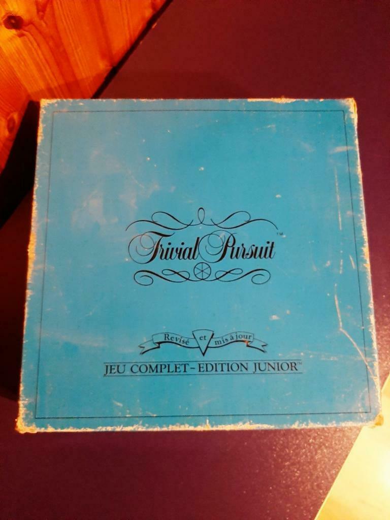 Trivial pursuit junior, Trois ou quatre joueurs, Enlèvement ou Envoi, Utilisé, Parker