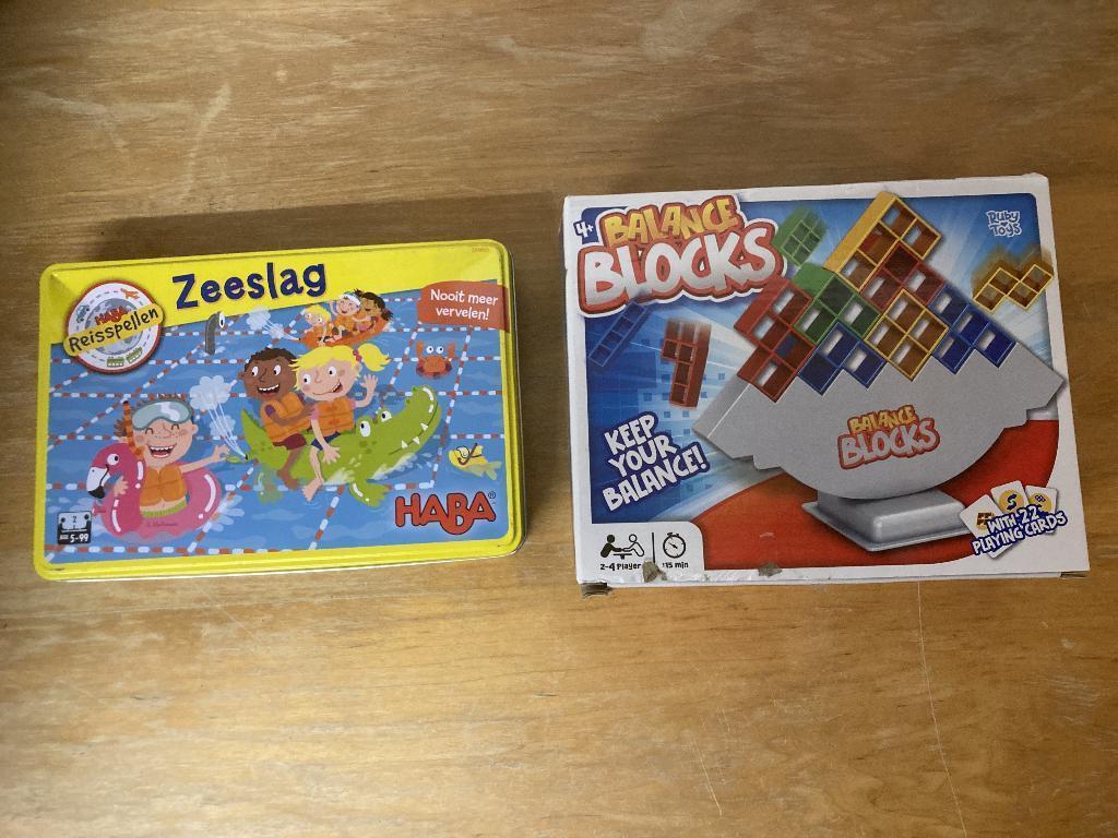 Zeeslag en balance blocks, Enlèvement, Comme neuf, Puzzles