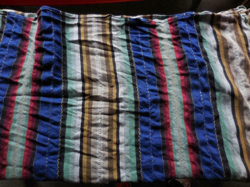 coupon  stof-deken -sierdeken-plaid, Ophalen of Verzenden, Gebruikt, 200 cm of meer, 120 cm of meer
