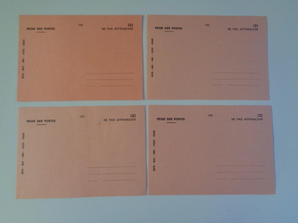 collection carte régie des postes belges 1981, Ophalen of Verzenden, Postfris, Overig, Overig