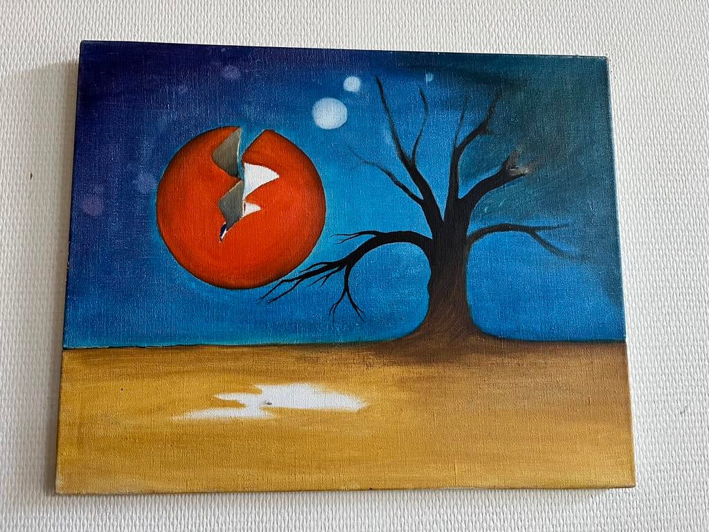 Peinture à l'huile sur toile., Enlèvement ou Envoi