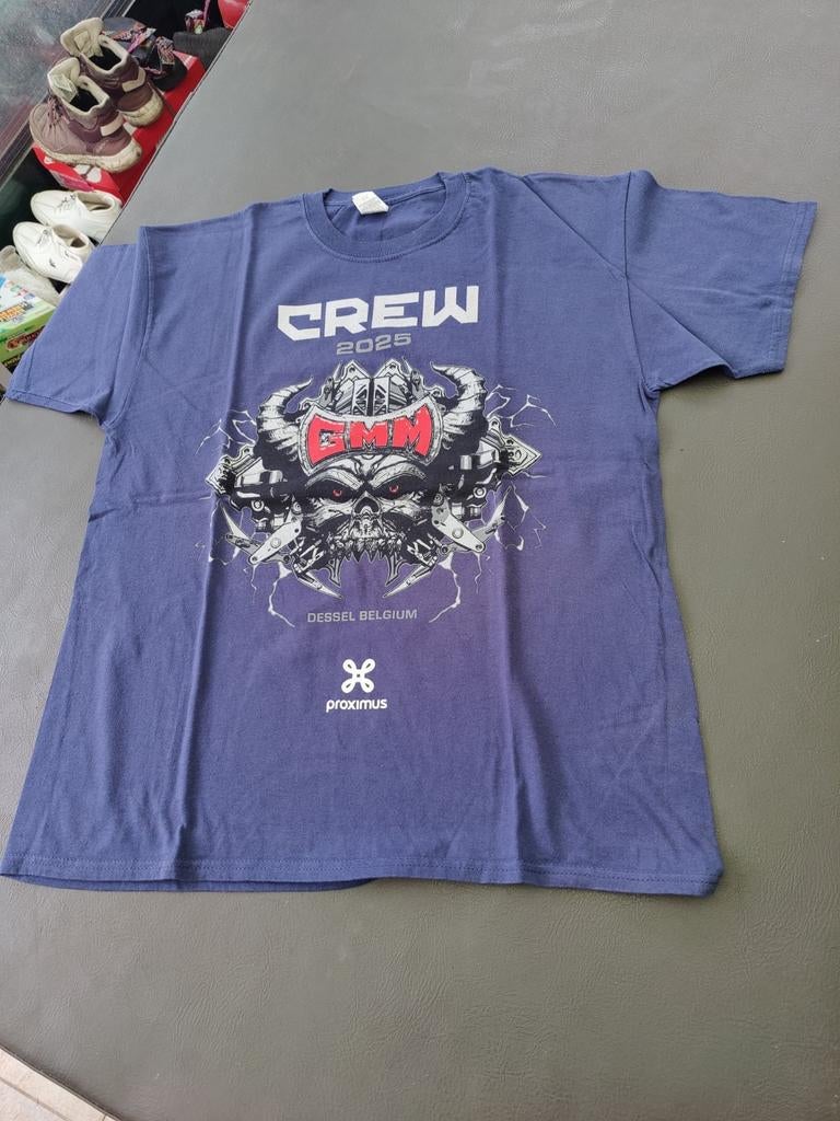 T-shirt crew GMM 2025, Maat 52/54 (L), Blauw, Ophalen of Verzenden, Zo goed als nieuw