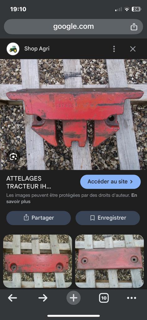Cherche masse berceau avant ih, Enlèvement, Comme neuf