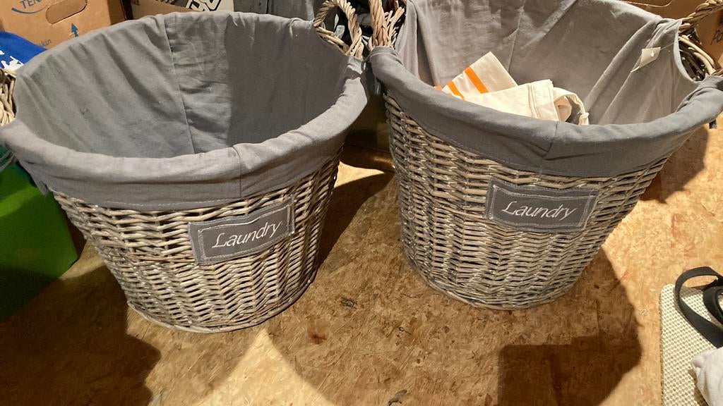 2 rieten manden nieuw, Ophalen of Verzenden, Zo goed als nieuw